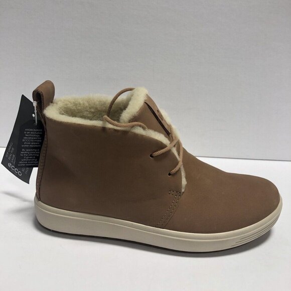 ECCO Women’s Soft 7 Tred Shearling Ankle Booties, Size EUR 35, US 4-4.5M - Picture 1 of 6